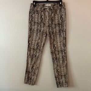 Free People Snake Print Soft Pants Size 27